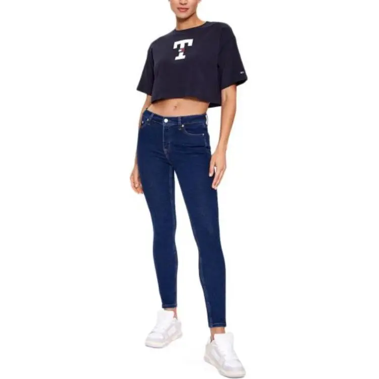 Tommy Hilfiger T Shirt Women's Marine Blue-2
