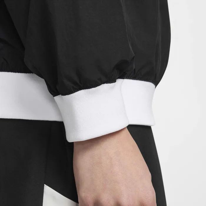 Nike Sportswear Essential Women's Loose Uv Woven Long Sleeve V Neck Top-3