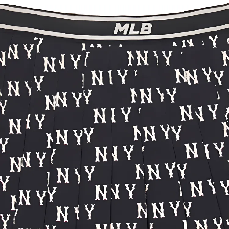 MLB New York Yankees SS24 Casual Short Skirts Women's Black-2