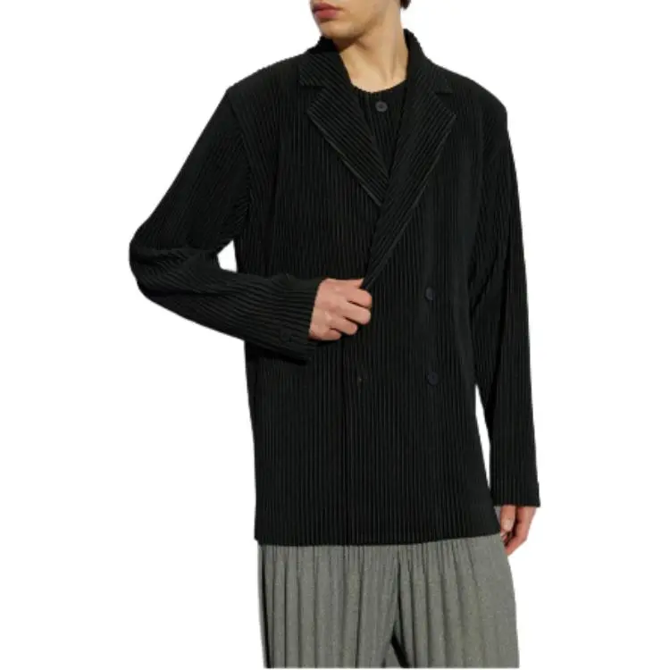 ISSEY MIYAKE Jackets Coats Men's Black-3