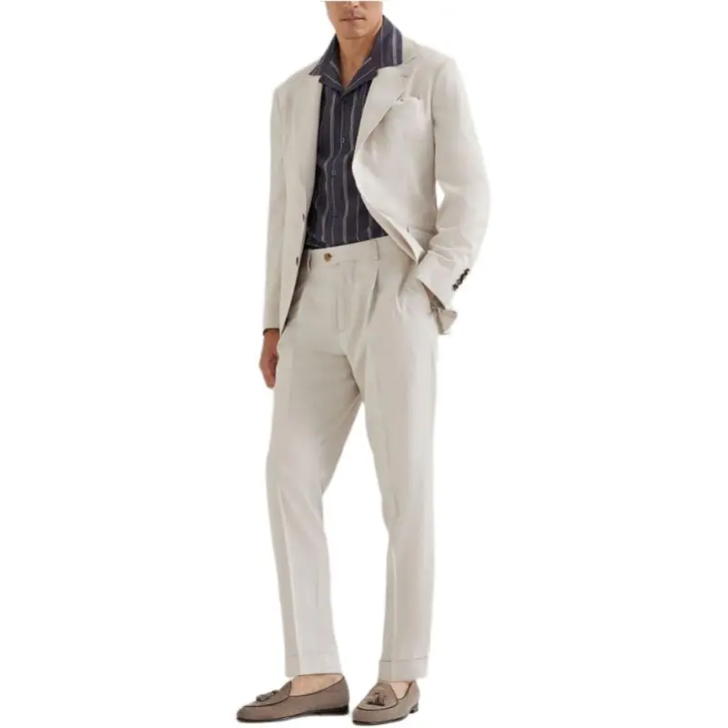 Brunello Cucinelli Twill Trousers-1