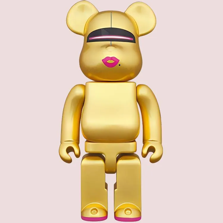 Bearbrick X Kutani X Hajime Sorayama Pure Gold Leaf-2