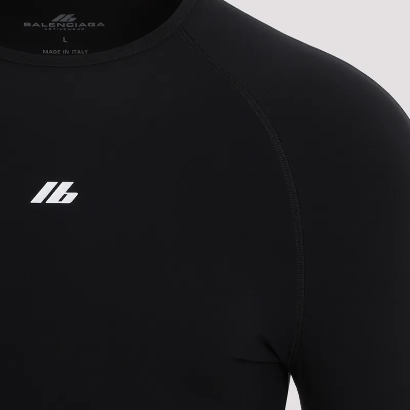 Balenciaga Logo Detailed Long Sleeve T Shirt-2