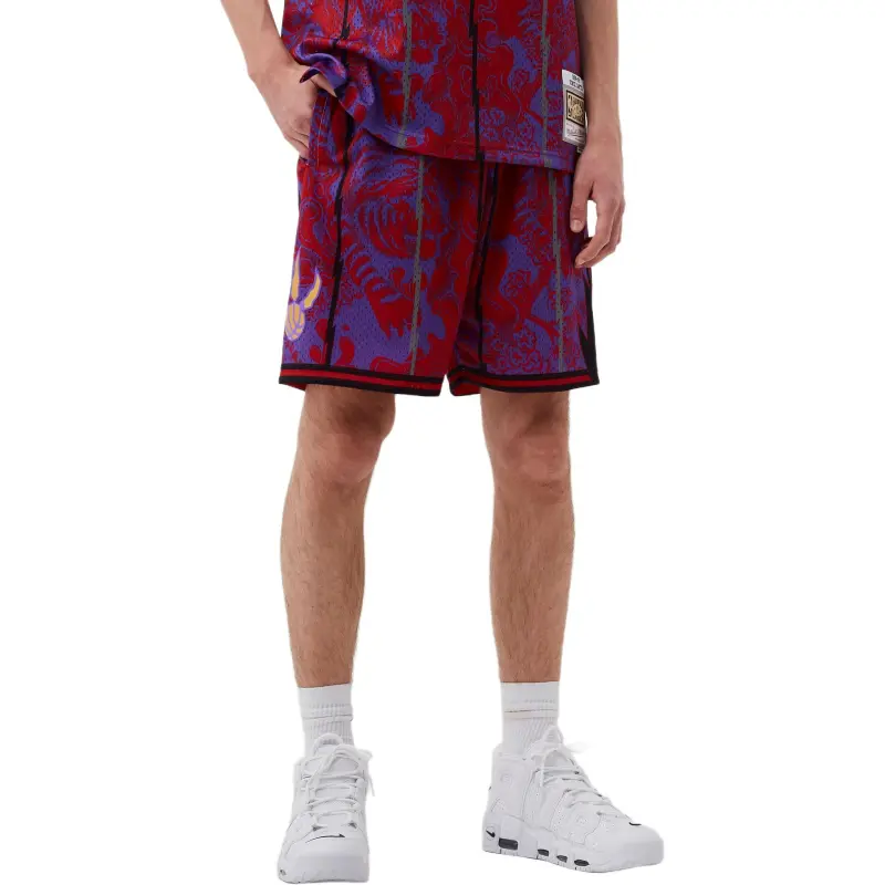 Mitchell & Ness Basketball Shorts Men's Red-2