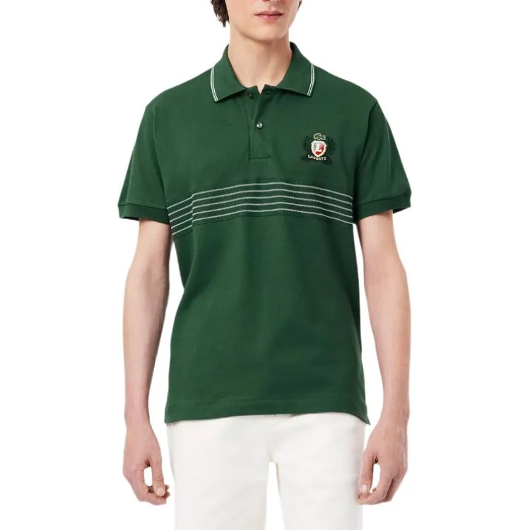 LACOSTE Embroidered Logo Polo Shirt-1