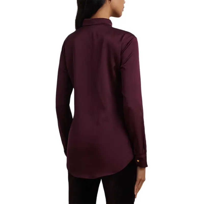 LAUREN RALPH LAUREN Shirt Women's Burgundy-1