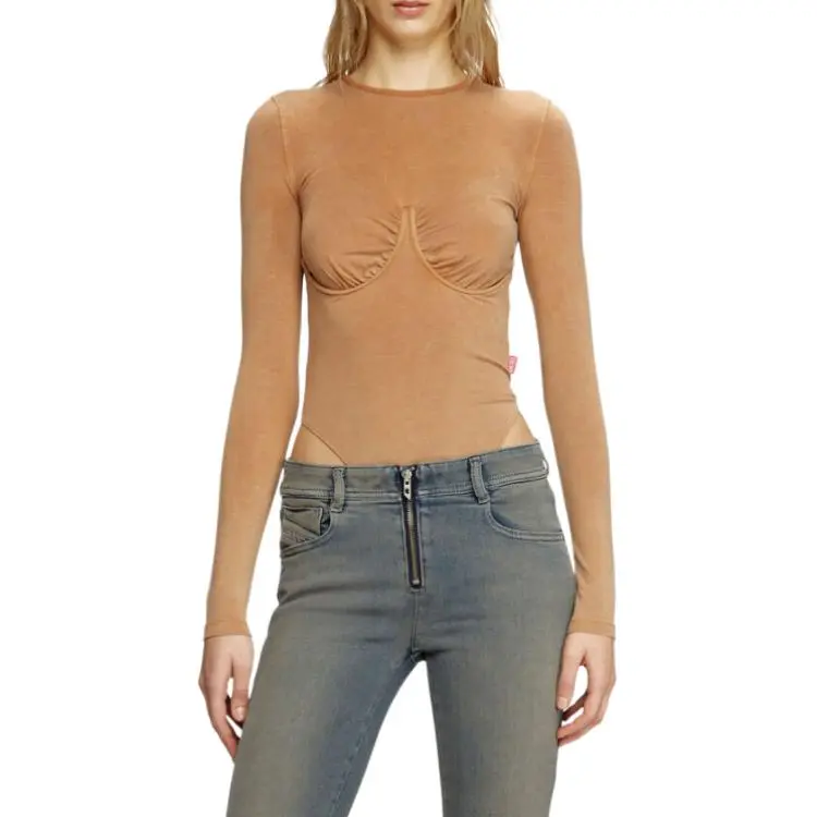 DIESEL Ruched Long Sleeved Top-3