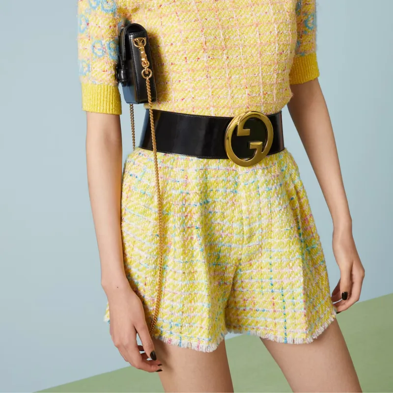 GUCCI Casual Shorts Women's Yellow-4