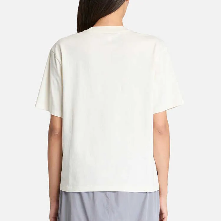 Timberland SS25 Regular T Shirt Women's Vintage White-3