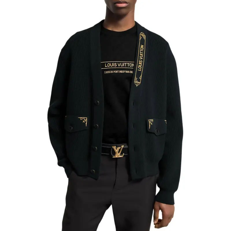 LOUIS VUITTON FW25 Knitwear Men's Black-2