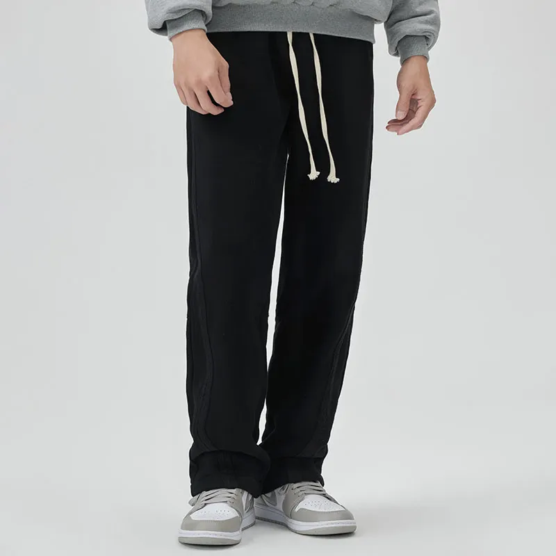 UFZ Casual Pants Men Black-1