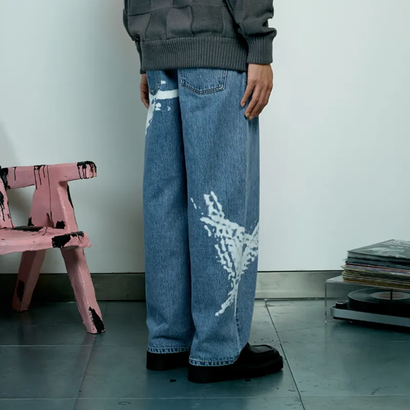 Randomevent Jeans Unisex Blue-2