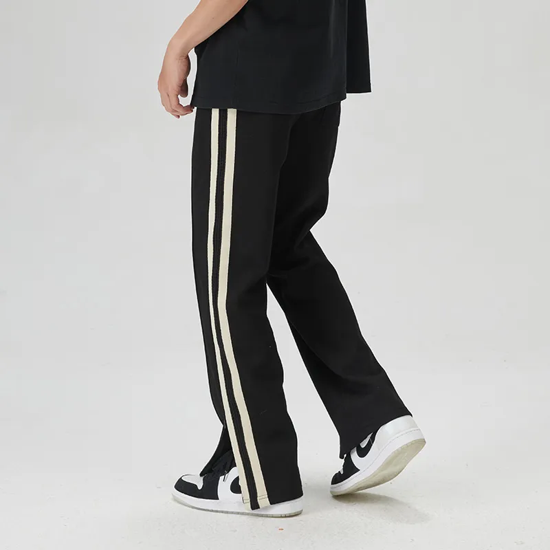 UFZ Knitted Sweatpants Men Black-4