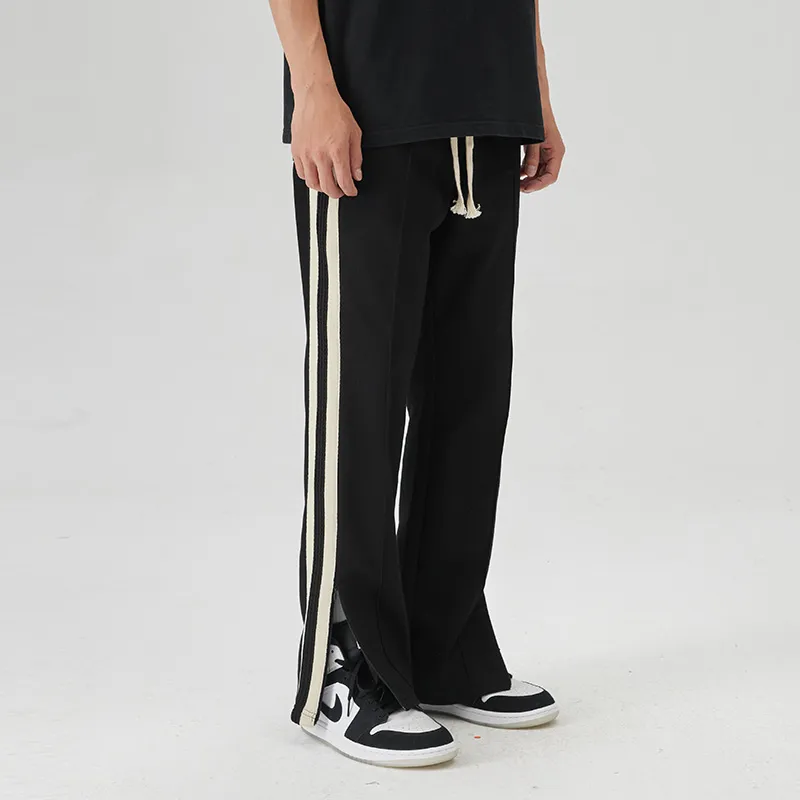 UFZ Knitted Sweatpants Men Black-5