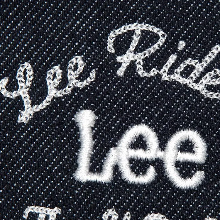 Lee Cotton Coin Purse Mini Unisex Indigo-4