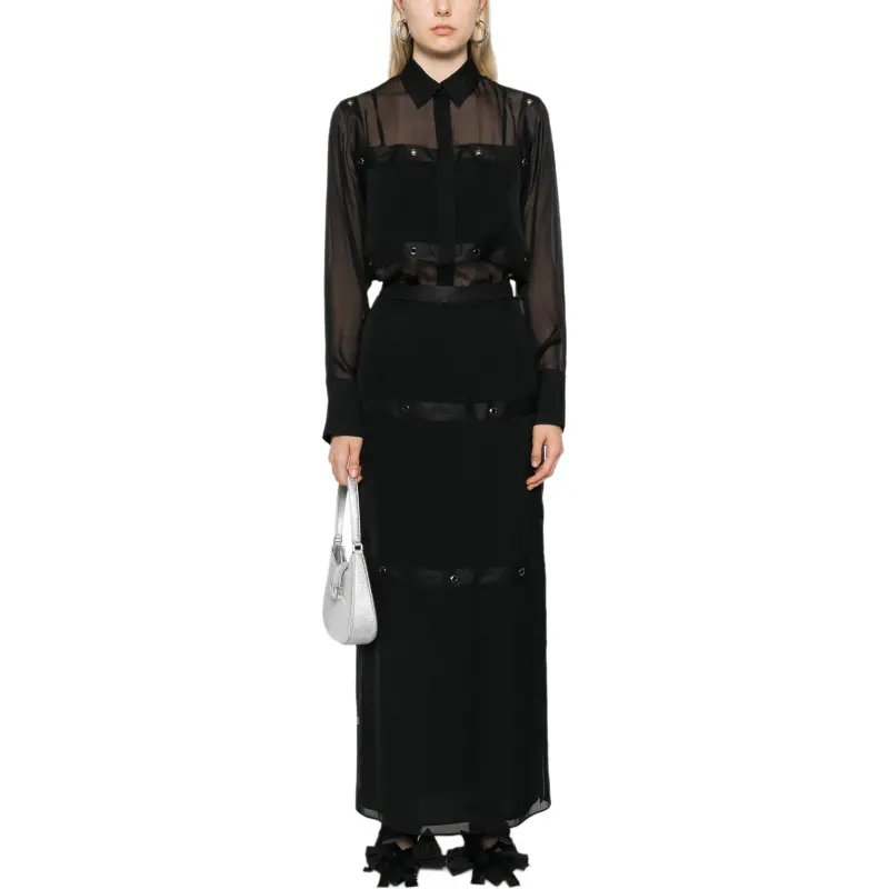 Iceberg Eyelet-embellished Maxi Dress-1