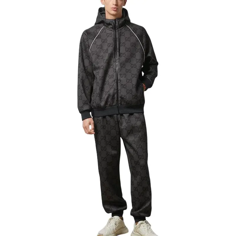 GUCCI Jumbo Gg Zip Jacket With Web-3