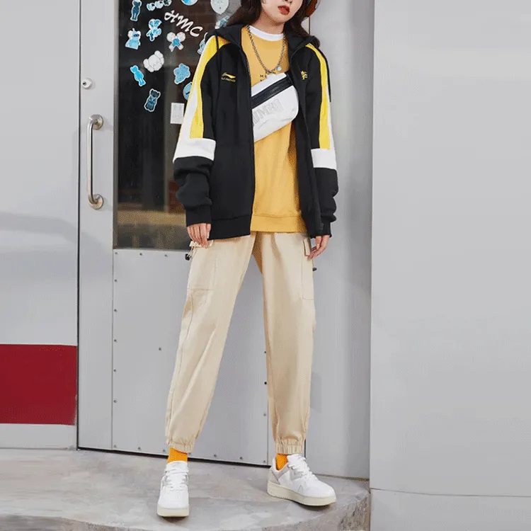 LiNing Sports Fashion Collection Sweatshirt Unisex Black-6
