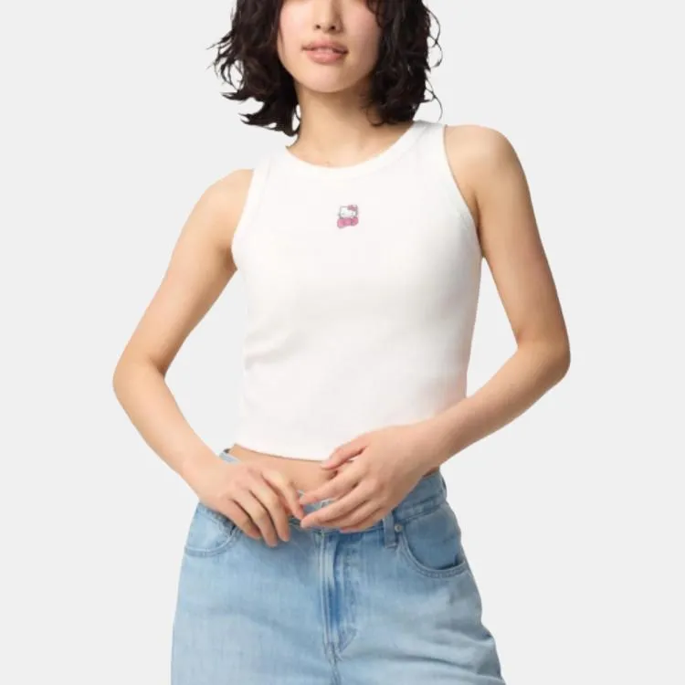 UNIQLO Tank Tops Women's White-1