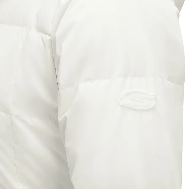 Skechers Down Jacket Women's Marshmallow White-4