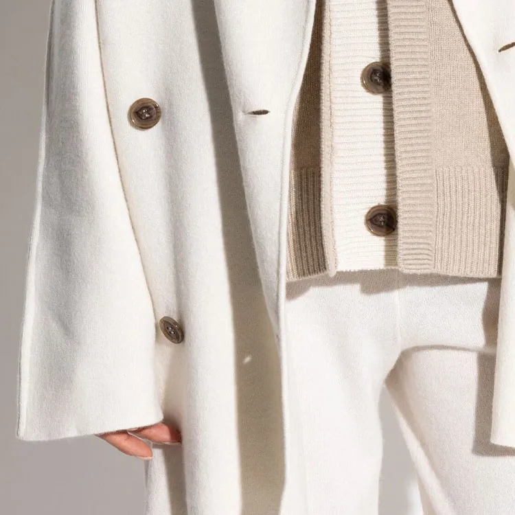 Lisa Yang Linda Double-breasted Cashmere Coat-5