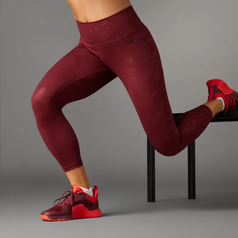 Adidas Optime Leggings Women's Red-3