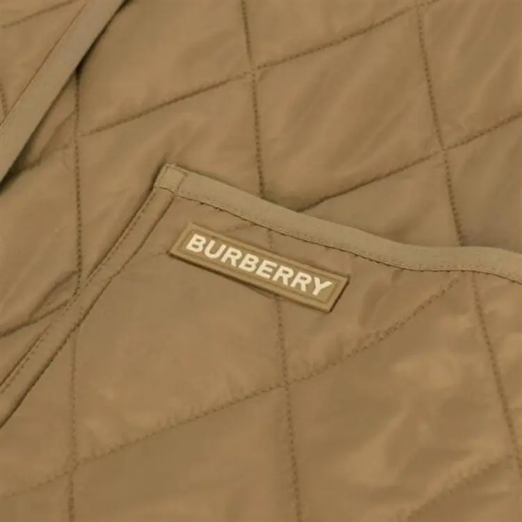 Burberry Puffer Jacket Women's Beige-3