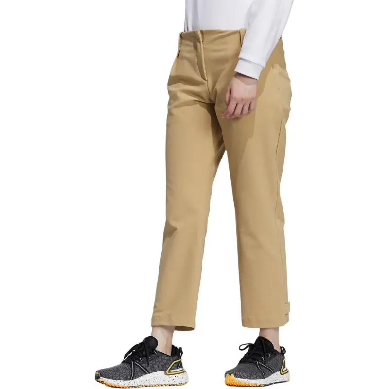 Adidas Knitted Sports Pants Women's Yellow-2