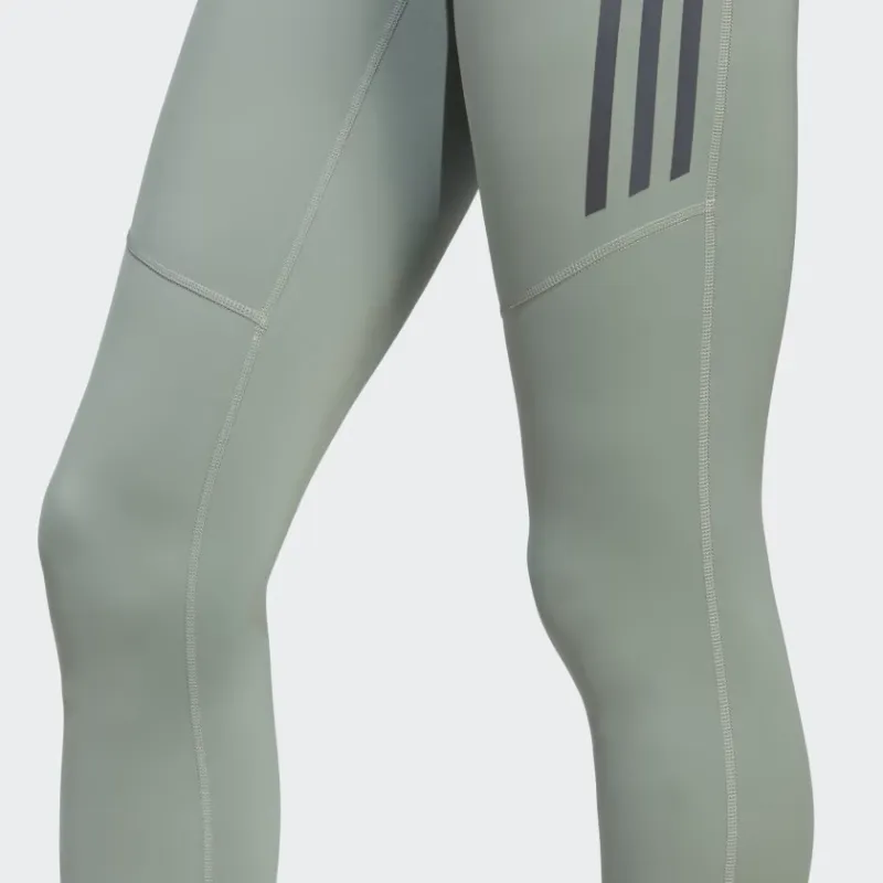 Adidas Dailyrun 3-Stripes 7/8 Leggings Leggings Women's Green-5