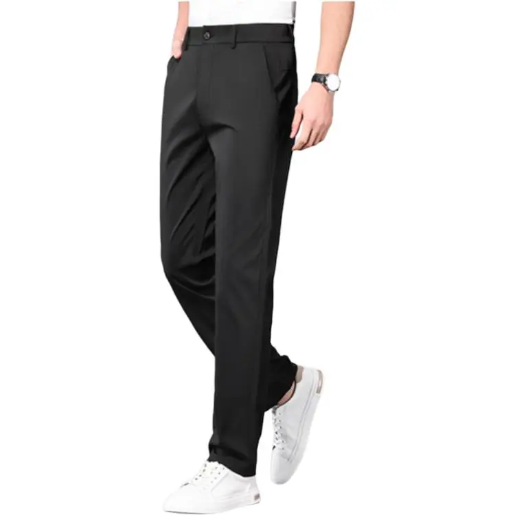 Red bean Suit Trousers Men-3