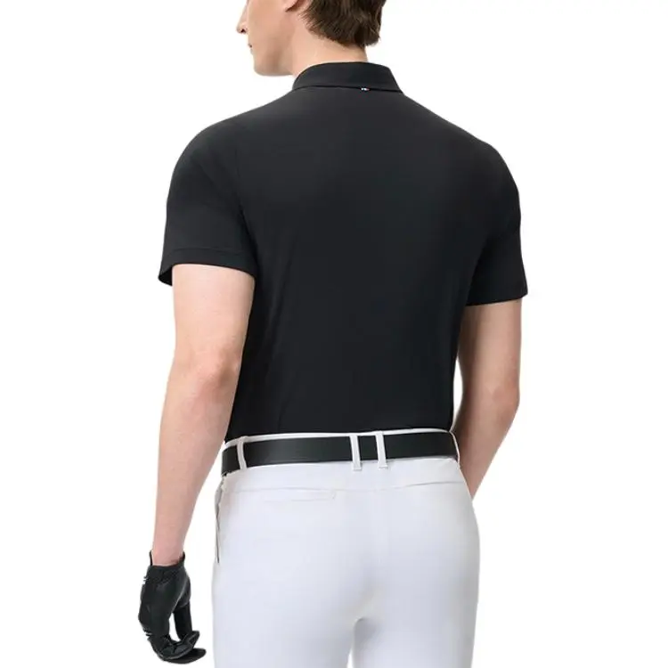 FILA Golf Collection Athletics SS25 Polo Shirt Men's Black-4