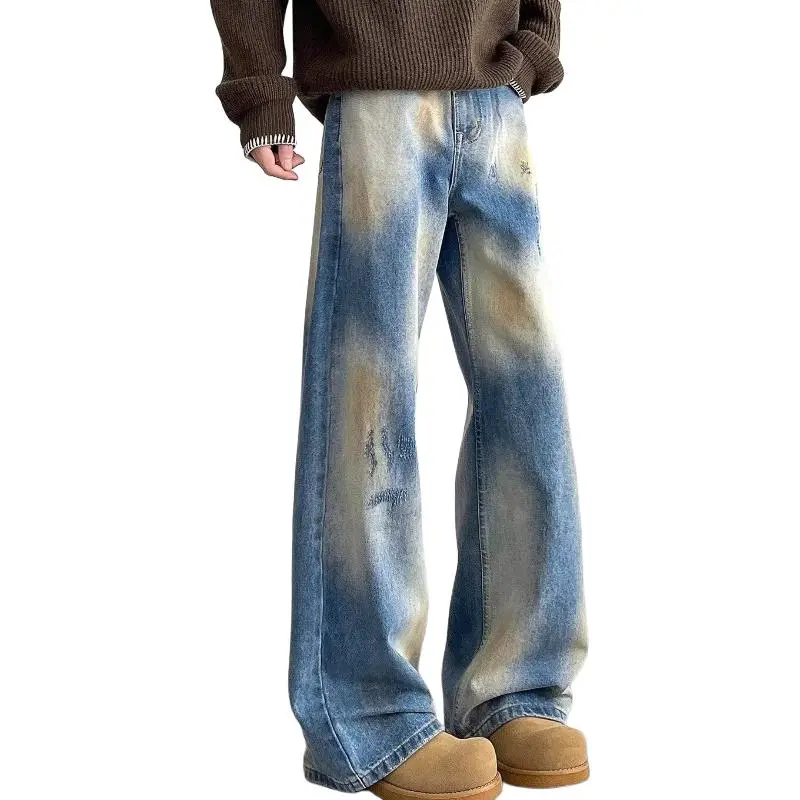 MGXEK Jeans Unisex Blue-3