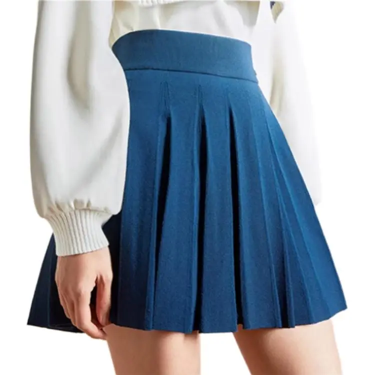 LI NING 1990 Casual Short Skirts Women's New Denim Blue-2