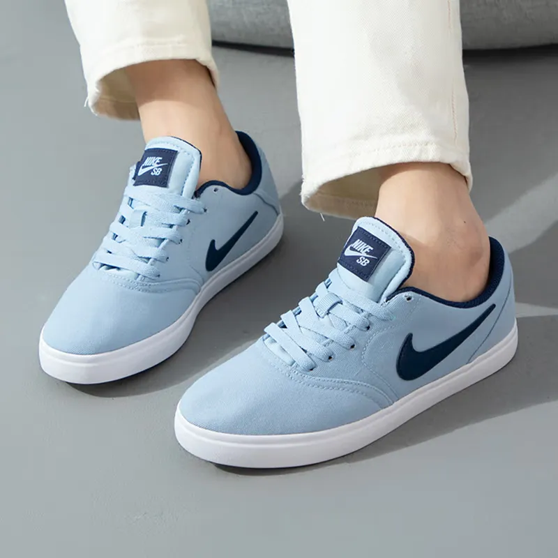 Nike Check Canvas SB GS 'Light Armory Blue'-2