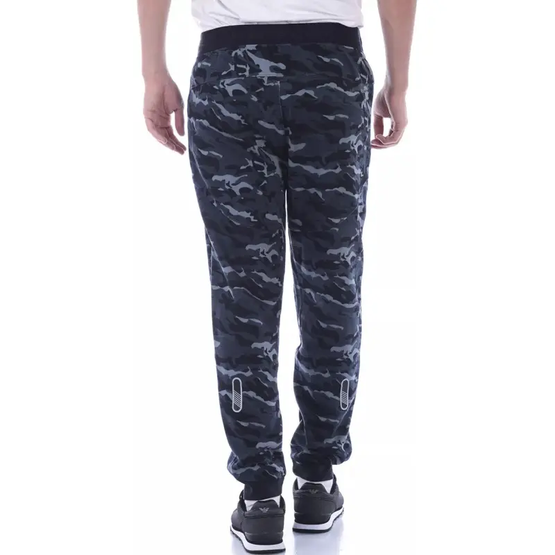 EMPORIO ARMANI EA7 Knitted Sweatpants Men's Gray-1