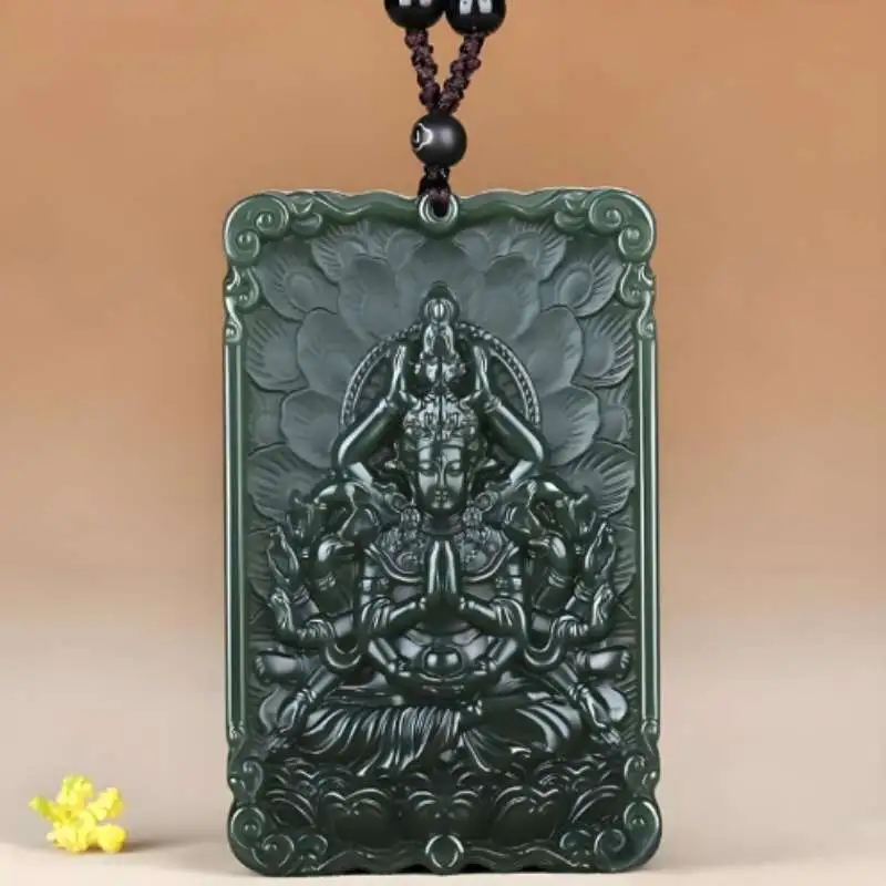Gifts Pendants Green Jade Unisex-7