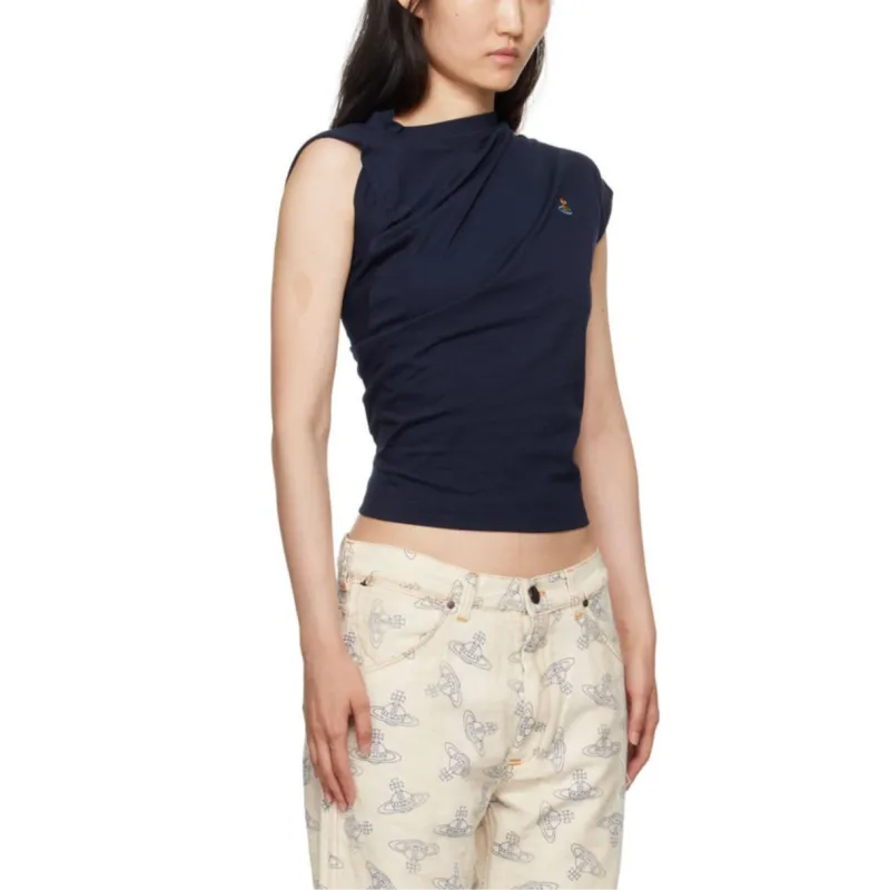 Vivienne Westwood Asymmetric Short Sleeved T Shirt-4