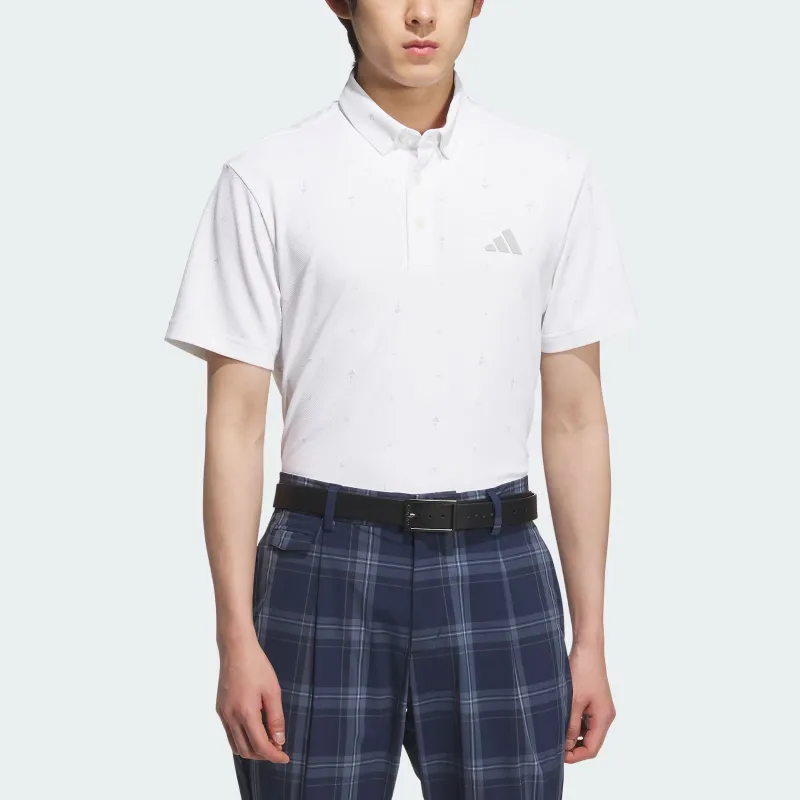 Adidas MONOGRAM Polo Shirt Men's White-1