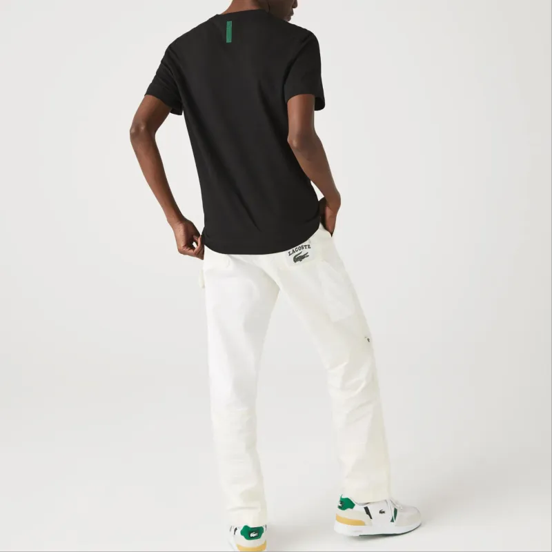LACOSTE SS22 T Shirt Men's Black-3