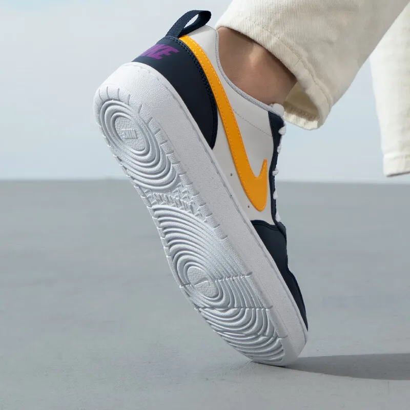 Nike Court Borough Low Recraft 'White Navy Gold' GS-9