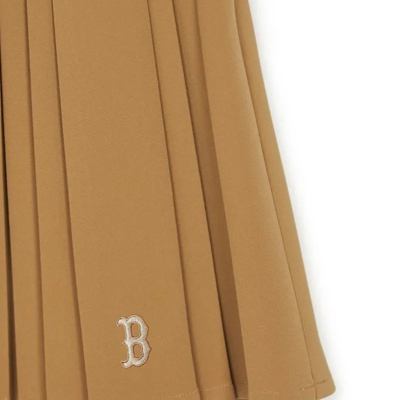MLB Casual Short Skirts Women's Beige-3