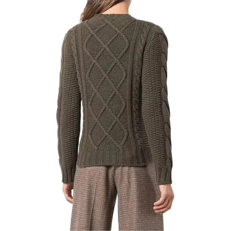 MaxMara Cashmere Sweater Women's Brown-2
