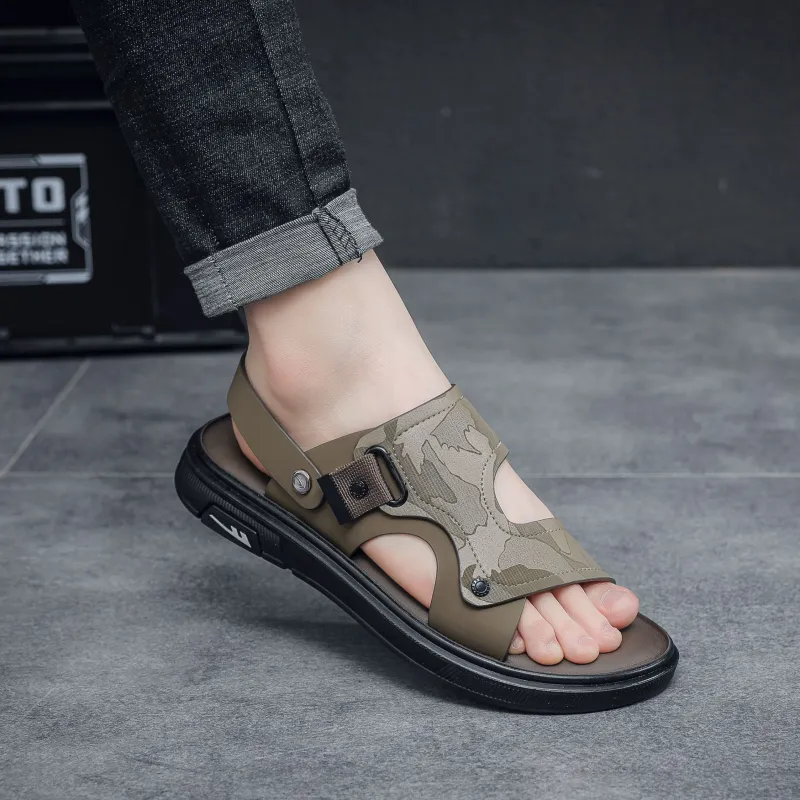 Warrior Beach Sandals Men's Green-7