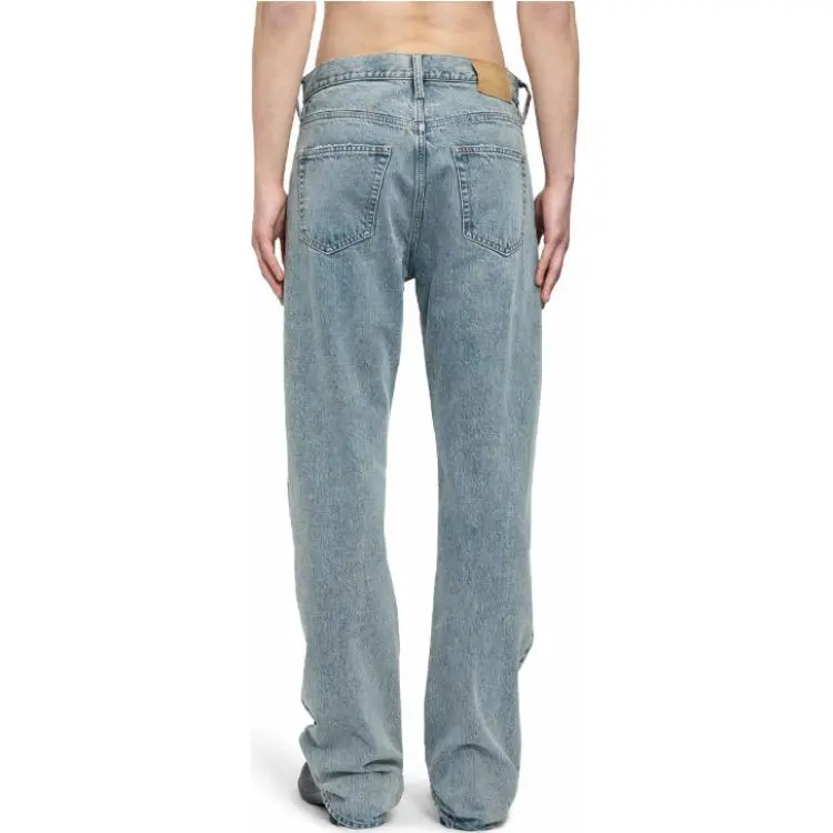 MM6 Maison Margiela Distressed Tapered Leg Jeans-4