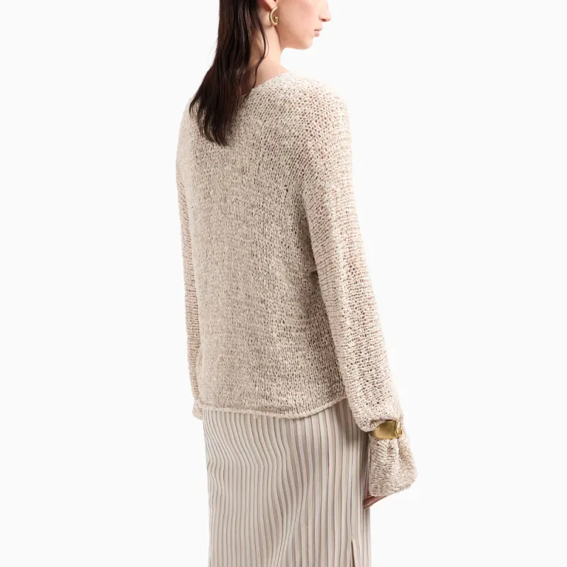 GIORGIO ARMANI Silk Jersey Jumper-2