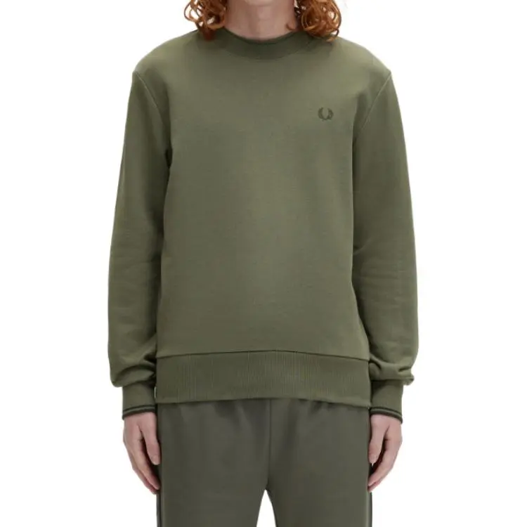 FRED PERRY Sweatshirt Men's Laurel Wreath Green-2