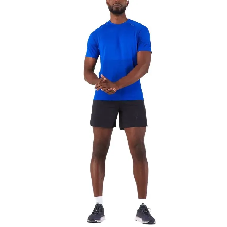 DECATHLON T-Shirt Men's Bright Indigo/Gray Blue-2