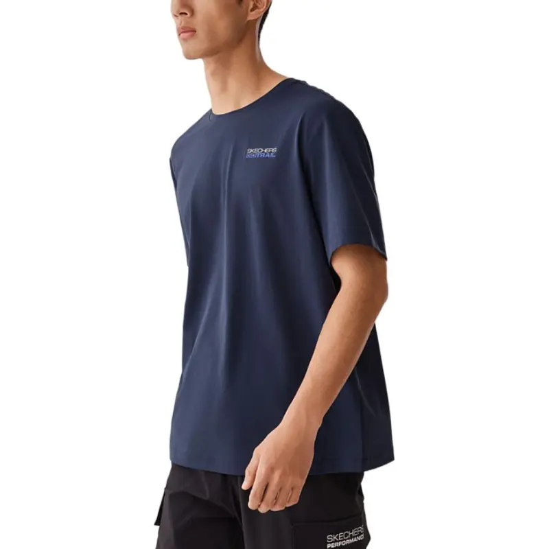 Skechers T-Shirt Men's Navy Blue-2