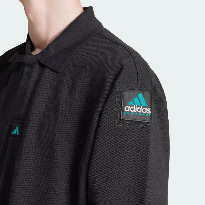 Adidas Clothing Polo Shirts Men Black-4