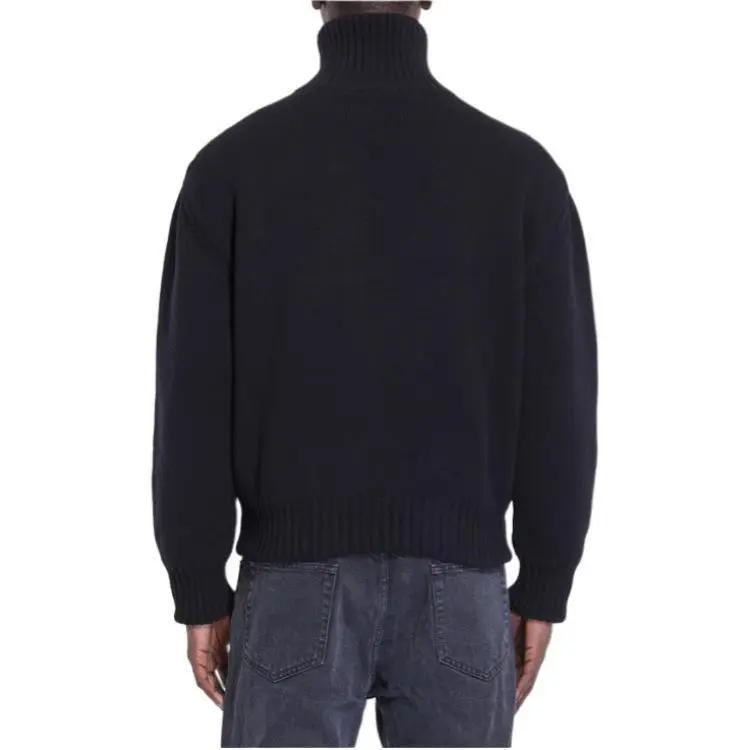 SAINT LAURENT Button Detailed High Neck Cardigan Jacket-2